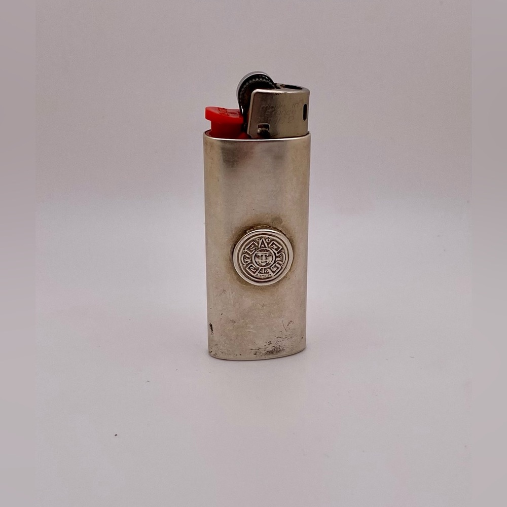 Sterling silver lighter cover